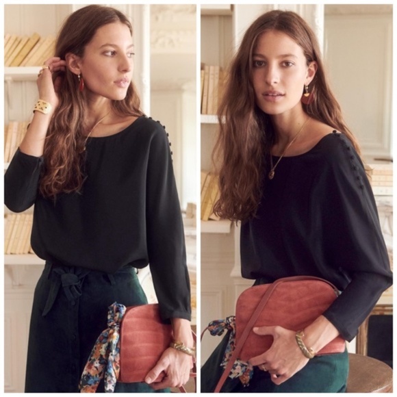 Sezane Tops - Sezane Emmy silk blouse